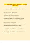 LPA&colon; Midterm Exam with questions & Answers&vert;  100&percnt; solved