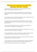 Med Surg Ati Capstone Exam 2024 With  Questions And 100&percnt; Solution