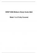  NRNP 6566 Midterm Study Guide Q&A