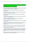 Straighterline Business Statistics Quiz 1 Answered 100&percnt; Correct
