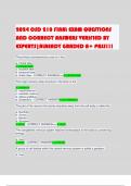 2024 CSD 210 FINAL EXAM QUESTIONS AND CORRECT ANSWERS VERIFIED BY EXPERTS&vert;ALREADY GRADED A&plus; PASS&excl;&excl;&excl;