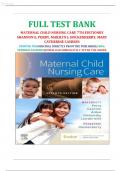 Test Bank For Maternal Child Nursing Care 7th Edition by Shannon E&period; Perry&comma; Marilyn J&period; Hockenberry&comma; Mary Catherine Cashion Chapter 1-50 Complete