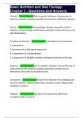 Basic Nutrition and Diet Therapy Chapter 7 - Questions And Answers