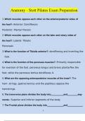 Anatomy - Stott Pilates Exam Preparation Questions and Answers &lpar;2024 &sol; 2025&rpar; &lpar;Verified Answers&rpar;