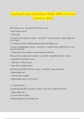 Auction Exam Questions With 100&percnt; Correct Answers 2024