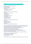 NUR 3225 Exam 1 FSU &lpar;100&percnt; Verified Answers&rpar;