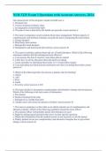 NUR 3225 Exam 3 Questions with Accurate Answers&period; 2024&period;