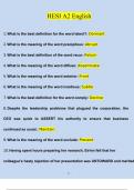 HESI A2 English Questions and Answers (2024 / 2025) (Verified Answers)
