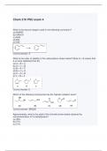 Organic Chemistry I - Practice Question for Exam 4 | CHEM 210 PSU exam 4 latest edition 2024
