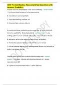 CETP Pre-Certification Assessment Test Questions with Answers Graded A&plus;&period;