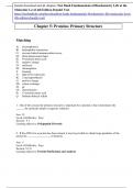  BSC 2010C Chapter 5: Proteins: Primary Structure Questions & Answers From The Real Exam |Rated A+.