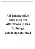 ATI Engage Adult Med Surg RN Alterations in Gas Exchange Latest Update 2024