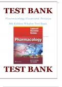 Test Bank For Lippincott Illustrated Reviews: Pharmacology 8th Edition by Karen Whalen||ISBN NO:10,1975170555||ISBN NO:13,978-1975170554||Chapter 1-48||Complete Guide A+.