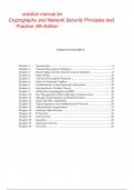 solution manual for &Tab;Cryptography and Network Security Principles and Practice&comma; 8th Edition &lpar;latest edition 2024&rpar;