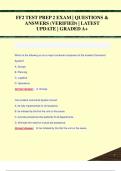 FF2 TEST PREP 2 EXAM &vert; QUESTIONS &  ANSWERS &lpar;VERIFIED&rpar; &vert; LATEST  UPDATE &vert; GRADED A&plus;
