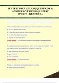 FF2 TEST PREP 1 EXAM &vert; QUESTIONS &  ANSWERS &lpar;VERIFIED&rpar; &vert; LATEST  UPDATE &vert; GRADED A&plus;