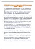 PHYS 284 lesson 1 Questions With Answers 100&percnt; Correct 