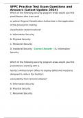 SFPC Practice Test Exam Questions and Answers &lpar;Latest Update 2024&rpar;