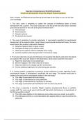 Exam (elaborations) NCLEX  Saunders Comprehensive Review for the NCLEX-RN® Examination - E-Book