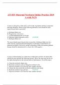 ATI RN Maternal Newborn Online Practice 2019 A with NGN