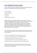 ATI PREDICTOR EXAM