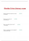 Florida Civics Literacy exam