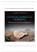 Focus on Adult Health Medical Surgical Nursing 3rd Edition Honan Test Bank
