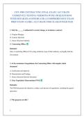  CON 3900 CONTRACTING FINAL EXAM 2026 &vert; ACCURATE CURRENTLY TESTING VERSIONS WITH 150 QUESTIONS WITH DETAILED ANSWERS AND A COMPREHENSIVE EXAM PREP STUDY GUIDE &vert; ACCURATE FOR GUARANTEED PASS