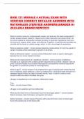 BIOD 171 MODULE 4 ACTUAL EXAM WITH  VERIFIED CORRECT DETAILED ANSWERS WITH  RATIONALES &lpar;VERIFIED ANSWERS&rpar;&vert;GRADED A&plus;  2023-2024 BRAND NEW&excl;&excl;&excl;&excl;&excl;&excl;&excl;&excl;&excl;