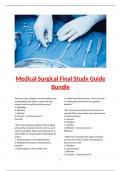 Medical Surgical Comprehensive Final Study Guide Bundle