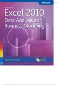 Microsoft Excel 2010&lowbar; Data Analysis and Business Modeling eBook 
