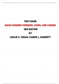Test Bank for Basic Nursing-Thinking, Doing, and Caring, 3rd Edition by Leslie S. Treas, Karen L. Barnett |All Chapters,  2024|
