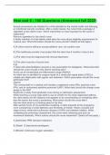 Hesi exit 5 - 160 Questions &lpar;Answered fall 2022&rpar;