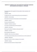 BOARD OF COSMETOLOGY &lpar;PSI&rpar; WRITTEN EXAM PREP QUESTION AND ANSWER 2024 GRADED A&plus; UPGRADE