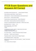 PTCB Exam Questions and Answers All Correct 