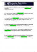 U1 UST Installation&sol;Retrofitting Questions And Answers 