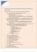 NUR2474 Pharmacology for Professional Nursing Exam Questions and  Answers 2024