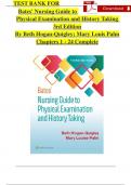 Test Bank For Bates' Nursing Guide to Physical Examination and History Taking, 3rd Edition By Beth Hogan-Quigley; All Chapters 1 - 24, Verified Newest Version