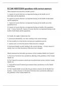 EC248 MIDTERM questions with correct answers