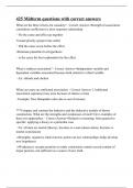 425 Midterm questions with correct answers