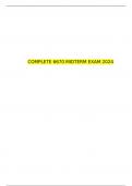 COMPLETE NURS 6670 MIDTERM EXAM QUESTIONS WITH VERIFIED ANSWERS 2024 UPDATED FOR GUARANTEE A+ 