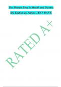 Test Bank For The Human Body in Health and Disease 8th Edition by Patton &vert; Complete Chapter 1 - 25 &vert; 100 &percnt; Verified