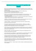 Behavioral Assessment Final&sol;147 questions and answers