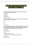 Barkley DRT 1 Exam Questions With Answers Graded A+ @ 2024