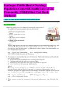 Stanhope&colon; Public Health Nursing&colon; Population-Centered Health Care in the Community&comma; 10th Edition Test Bank &lpar;Updated&rpar;