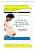 MATERNITY NEWBORN AND WOMEN&rsquo;S HEALTH NURSING