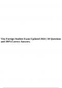 Vita Foreign Student Exam Updated 2024 &vert; 50 Questions and 100&percnt;Correct Answers&period;
