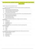 TEST BANK FOR CURRENT MEDICAL DIAGNOSIS AND TREATMENT &lpar;2022&sol;2023&rpar;