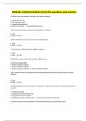 NetSuite SuiteFoundations Exam&sol;84 questions and answers