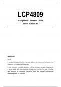 LCP4809 Assignment 1 Solutions Semester 1 2024
